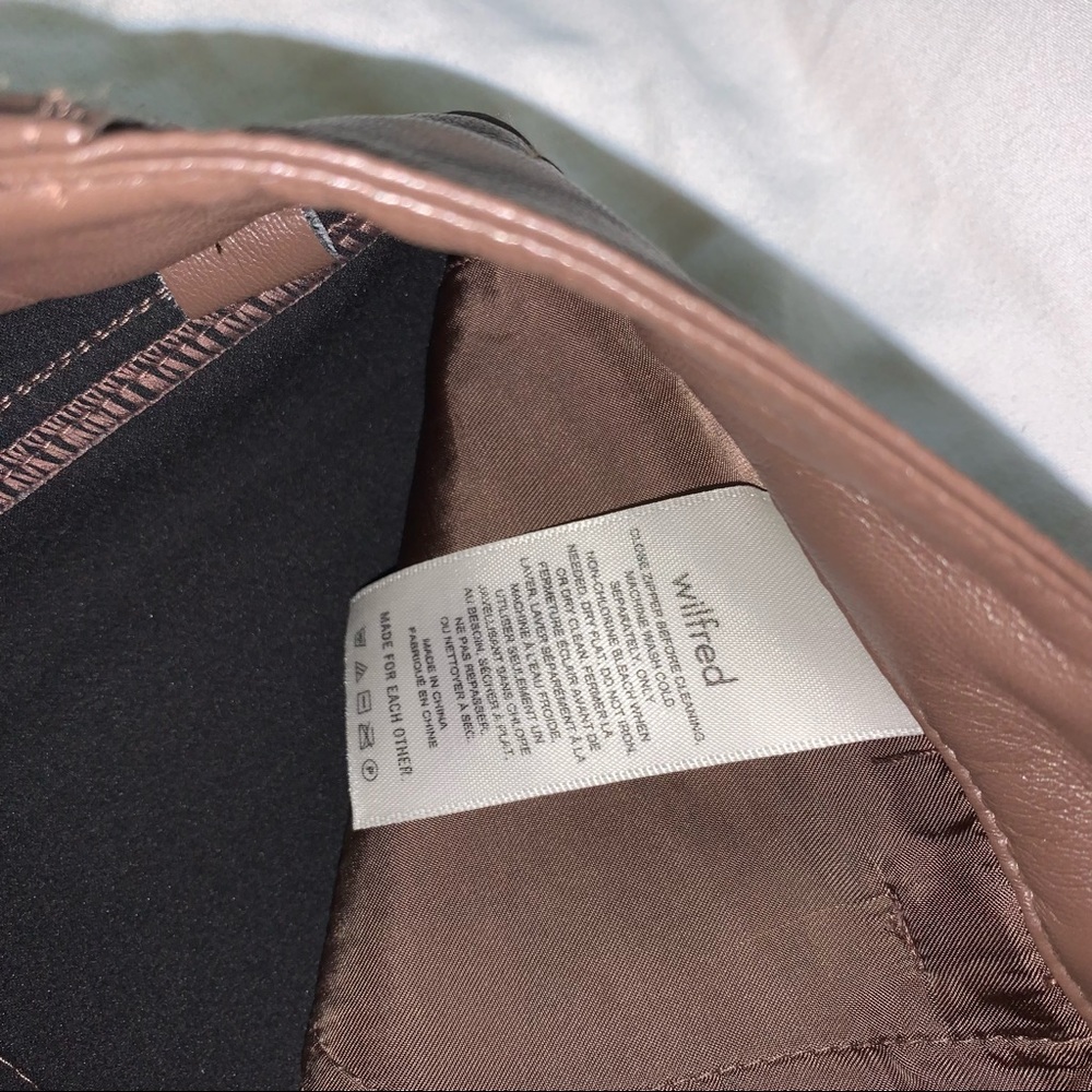 Aritzia Wilfred The Melina Pant Caramelized Walnut Size 0 Short - Picture 6 of 10